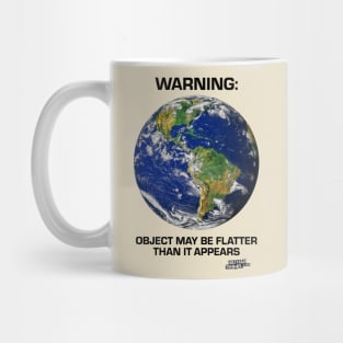 Flat Earth Society: Light Color Mug